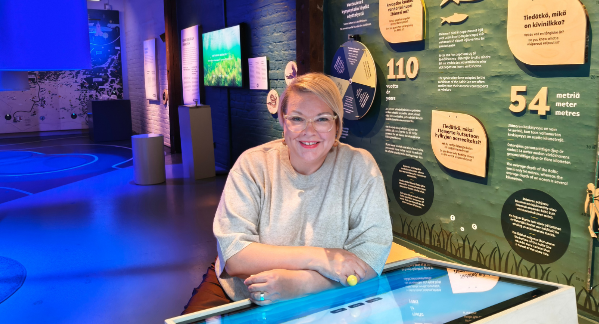 Valokuva kumppanuuspäällikkö Johanna Vainiosta.